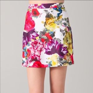Alice + Olivia Floral Skirt Size 4